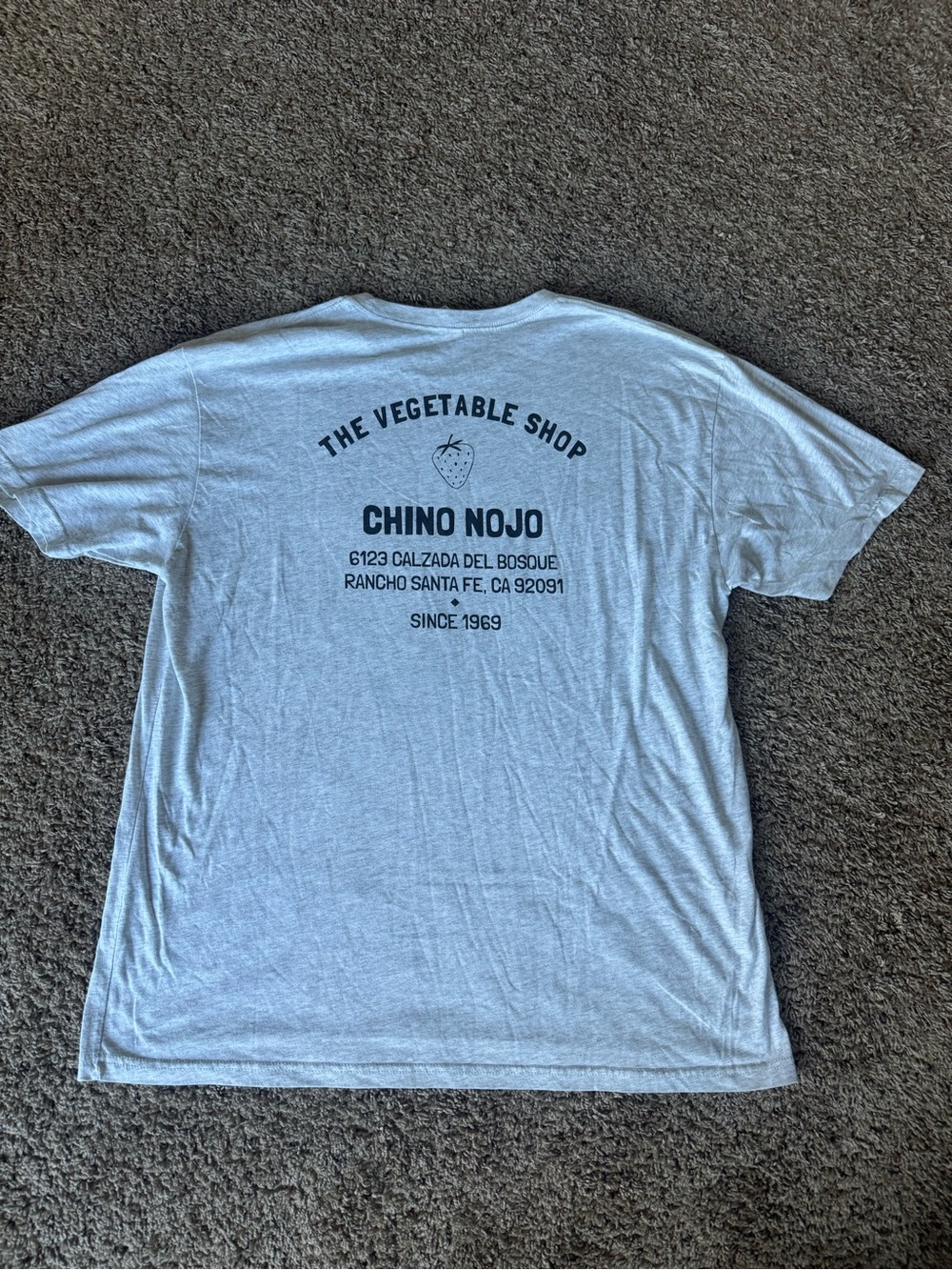 The Vegetable Shop Tee Shirt with strawberry